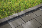 Бордюр Садовый 1000*200*80 Графитовый камень (Stein Black)