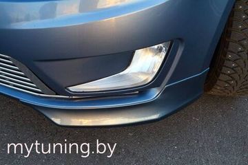 Клыки на передний бампер для Kia Rio III дорестайлинг