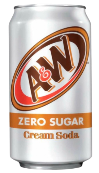 Газированный Напиток A&W Cream Soda Zero Sugar