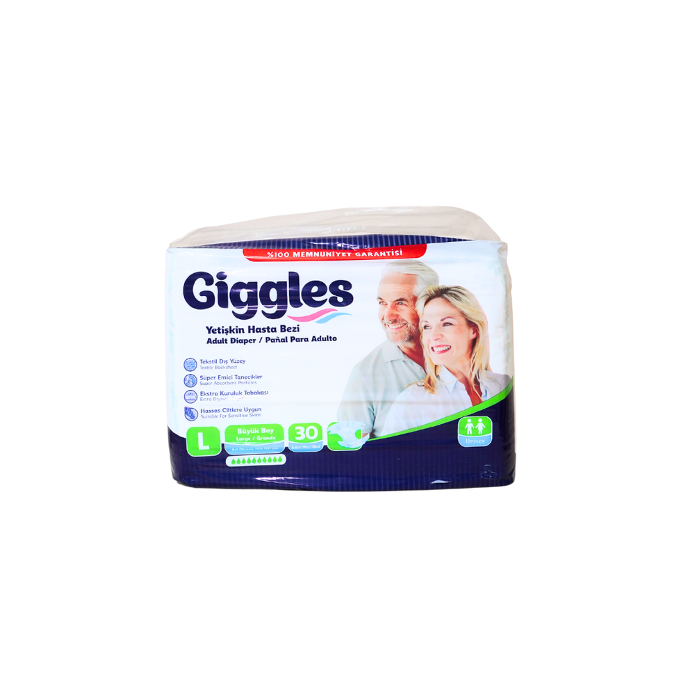 Giggles Large подгузники для взрослых 70кг 100-150см