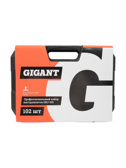 Профессиональный набор инструмента для дома в чемодане, 102 предмета Gigant GNJ-102