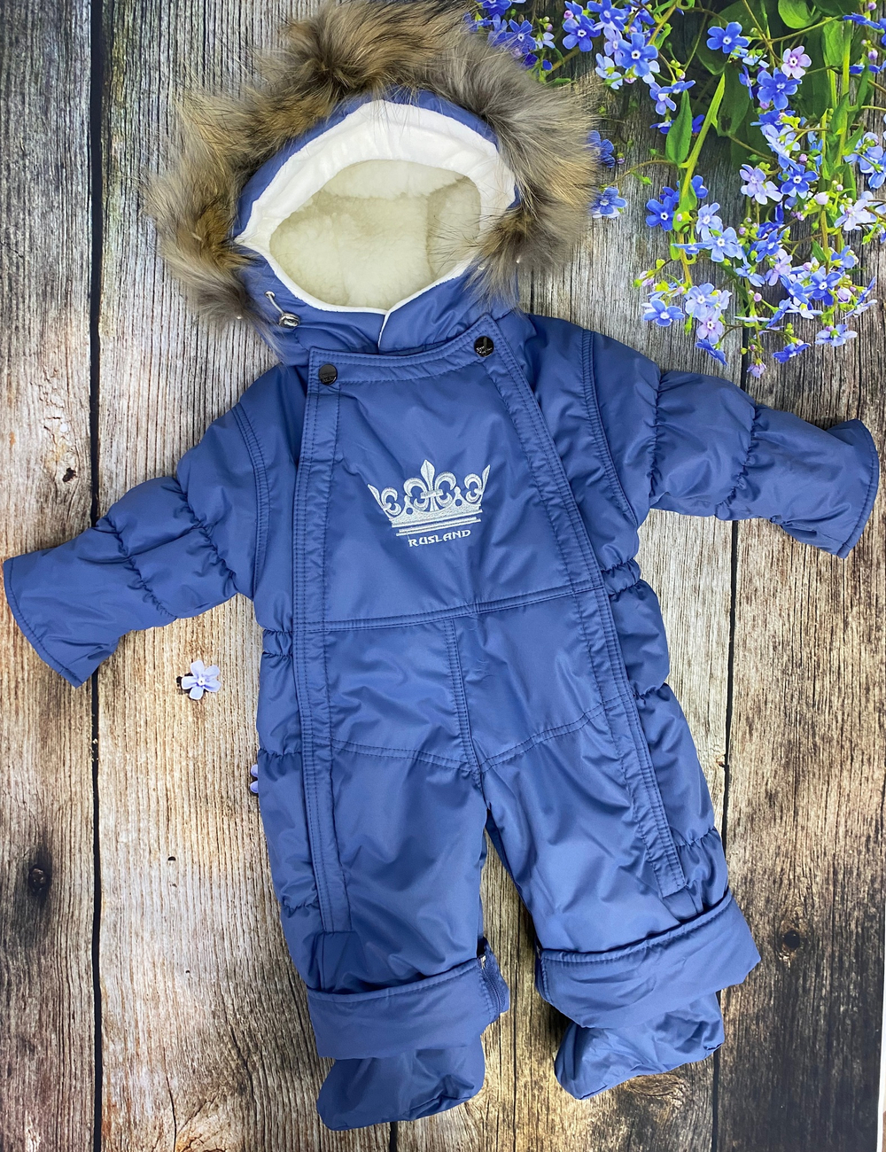 Комбинезон-трасформер детский 2в1 "Корона" , модель: 20-22 (Размер: 80)