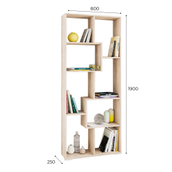 Стеллаж Ромео-8, дуб сонома