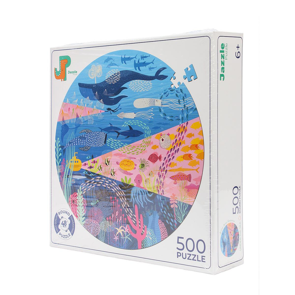 Пазл 500эл. круглый "Подводный мир"