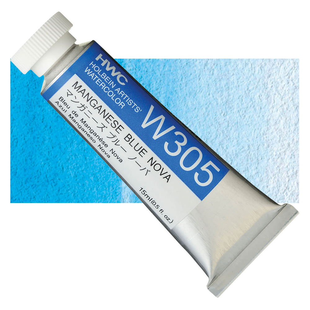 Акварель Holbein 15 мл. 305 [B] Manganese Blue Nova
