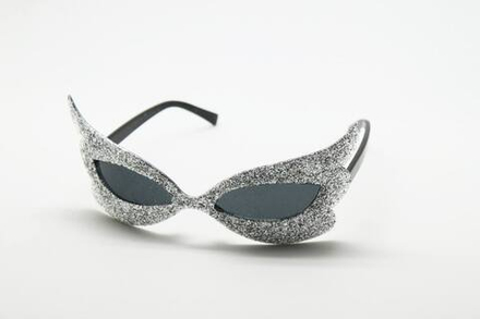 Очки маска серебро
