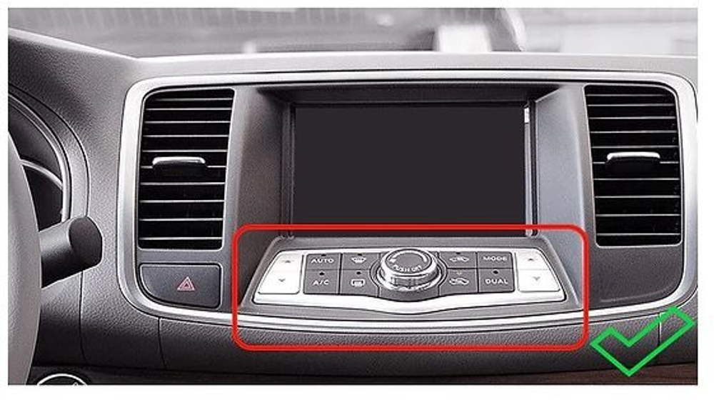 Магнитола для Nissan Teana J32 2008-2013 (ШГУ монохром, рамка тип 3) - FarCar BX9-360-7116F3A монитор 9.5" 2K QLED на Android 13, 6+128Гб, CarPlay, 4G SIM-слот, 4 камеры в комплекте