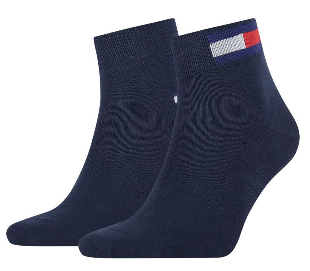 Теннисные носки Tommy Hilfiger Quarter 2P - navy