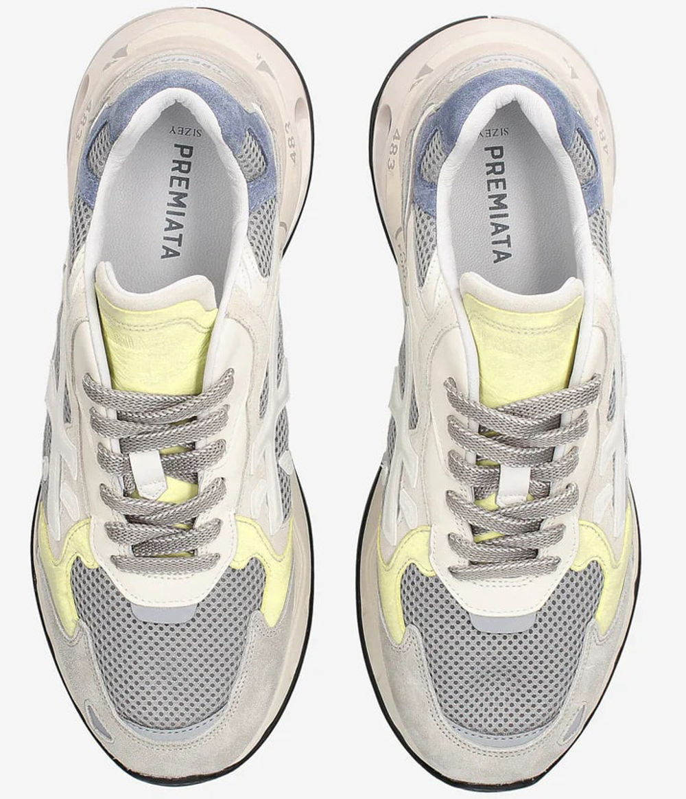 Premiata Sharky 295 Серые с белым