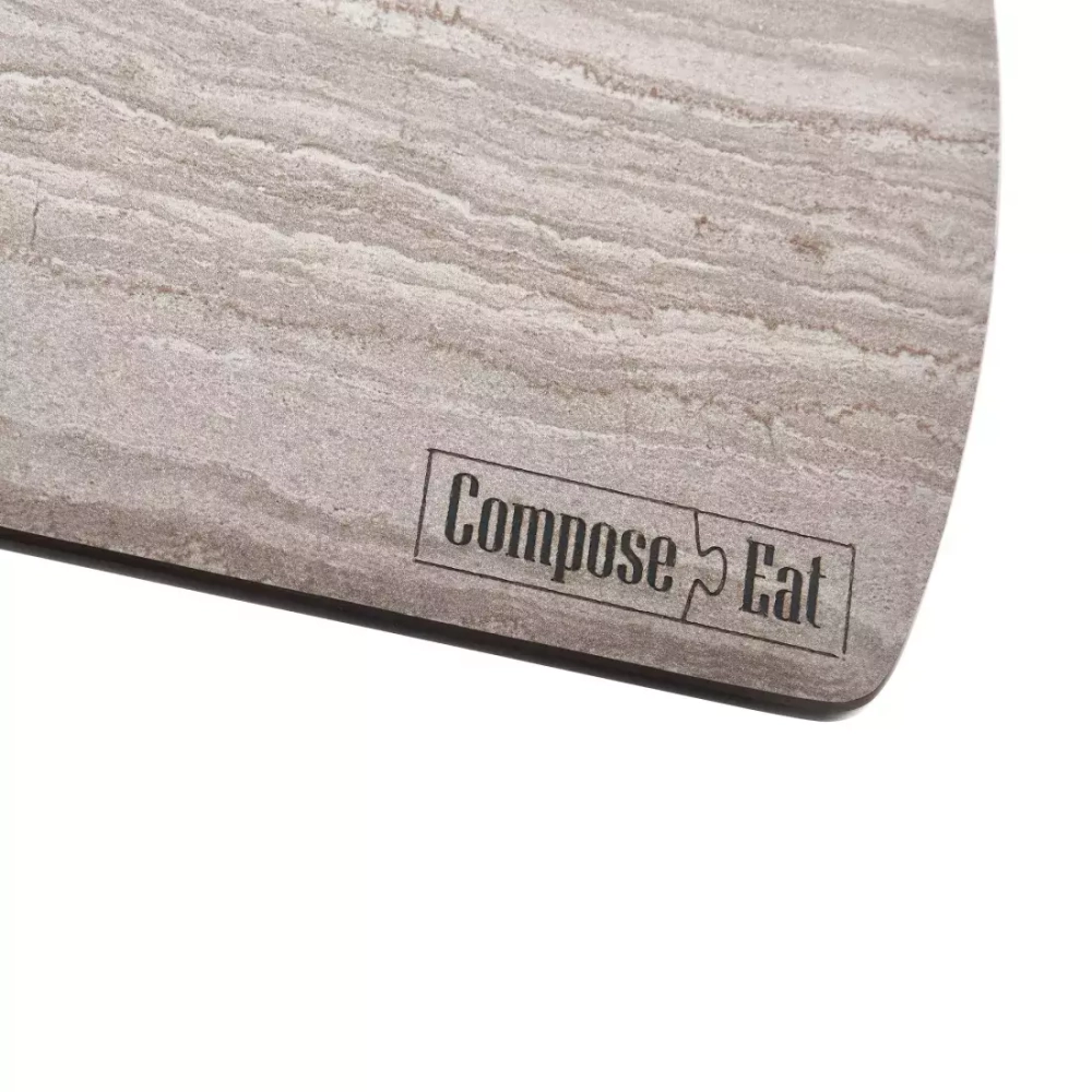 Доска разделочная 22х15см ComposeEat Fashion травертин капучино