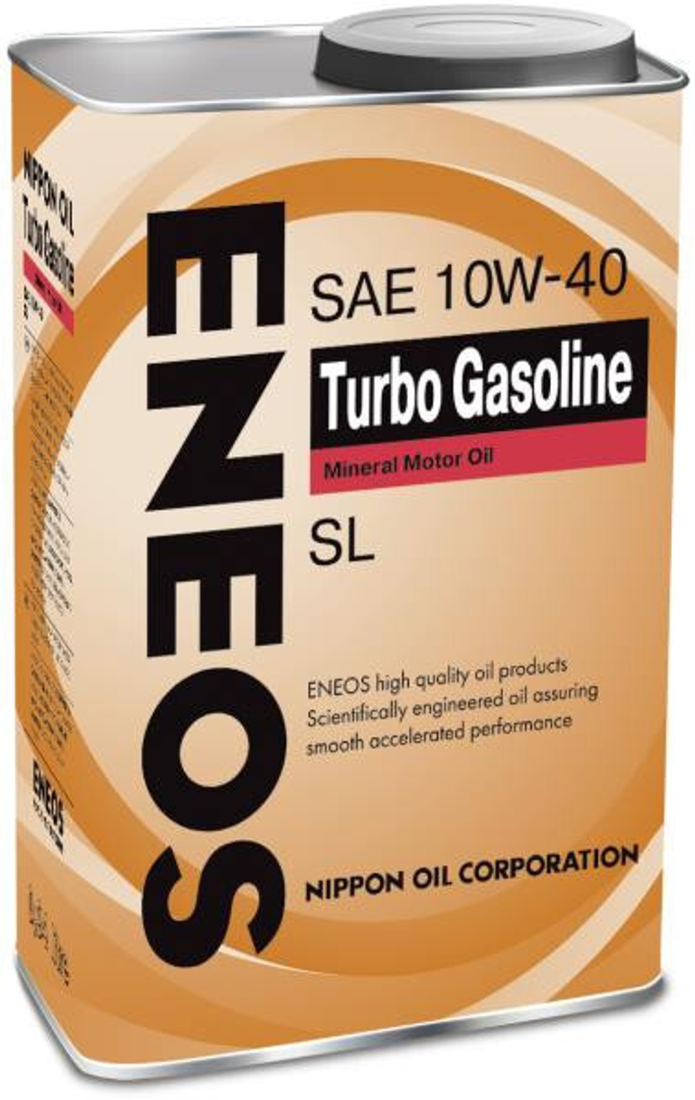 Масло моторное  минеральное Eneos TURBO GASOLINE SL 10W-40   1л