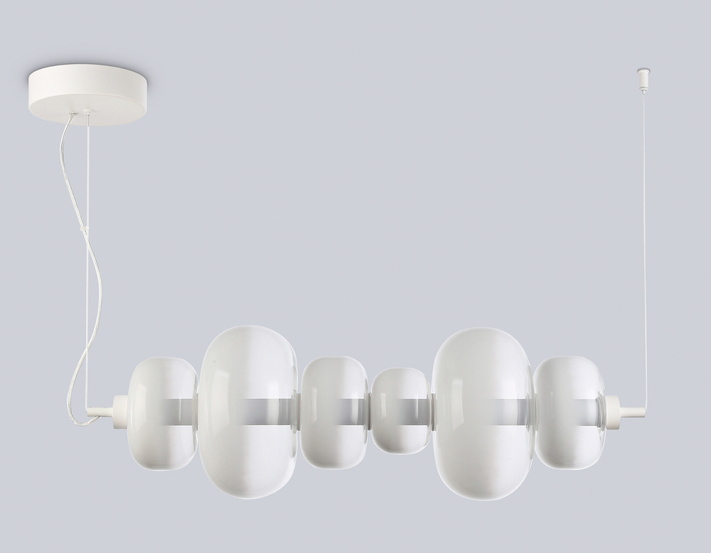 Светильник светодиодный подвесной LH11071 WH/CL белый/прозрачный 36W 3000K 745*230*230