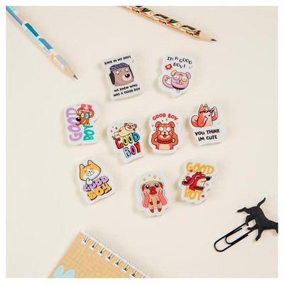 Ластик 40*30*13мм. фигурный, термопластичная резина "Good boy" (MESHU),