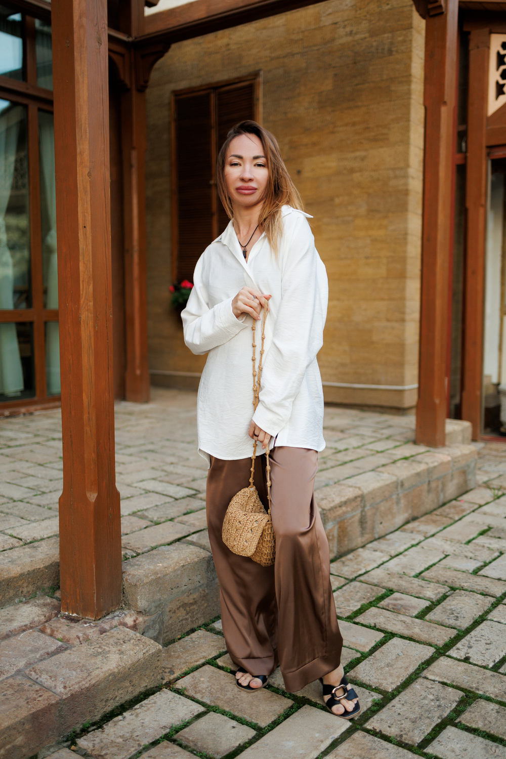 Рубашка "Молочный"