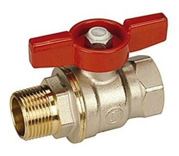 Кран шаровой Giacomini DADO R914 1/2” НР/ВР полнопроходной ручка-бабочка