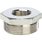 Футорка STOUT SFT 0029 - 1" x 1/2" (для стальных труб, латунь никелированная)