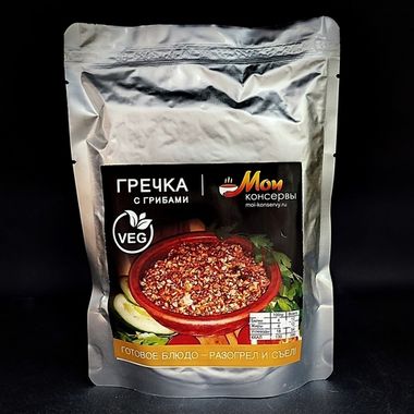 Гречка с грибами, 300гр Мои консервы