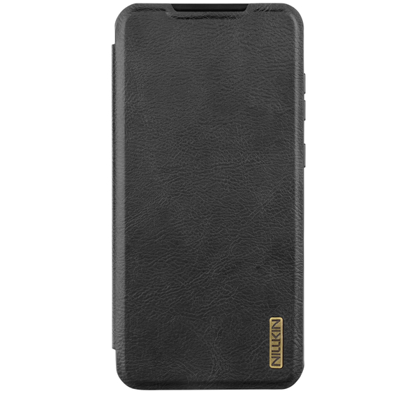 Кожаный чехол книжка от Nillkin для смартфона Samsung Galaxy A56 5G, серия Qin Pro Leather с защитной шторкой для камеры