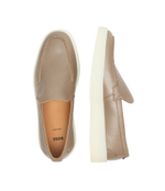 Кожаные мокасины clay_loaf BOSS BLACK - бежевый(50523929)