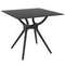 Столешница Air Table 80х80 см, черная