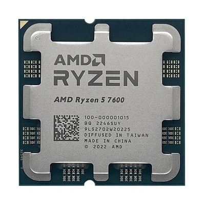 Процессор AMD Ryzen 5 7600 Raphael, AM5, 3800Mhz, L3 32Mb, OEM (100-000001015)