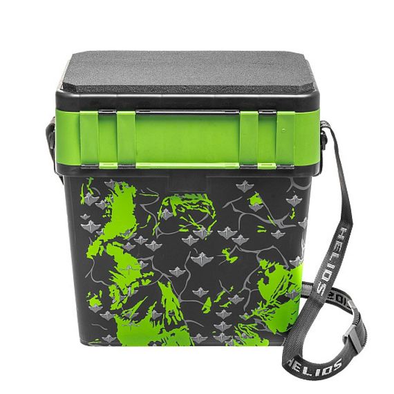 Ящик рыболовный зимний SHARK салатовый (HS-IB-19-SHG) Helios