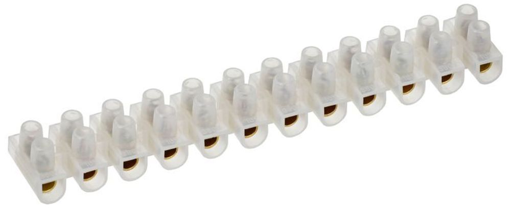 Колодка клеммная ЗВИ-30 6-16кв.мм 12 пар IEK UZV1-030-10