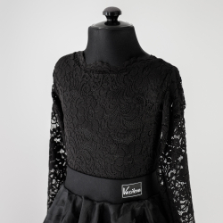 черное платье для танцев