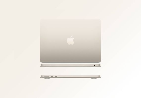 Ноутбук Apple MacBook Air 13.6" (M2, 8 Gb, 512 Gb SSD) Старлайт (MLY23)