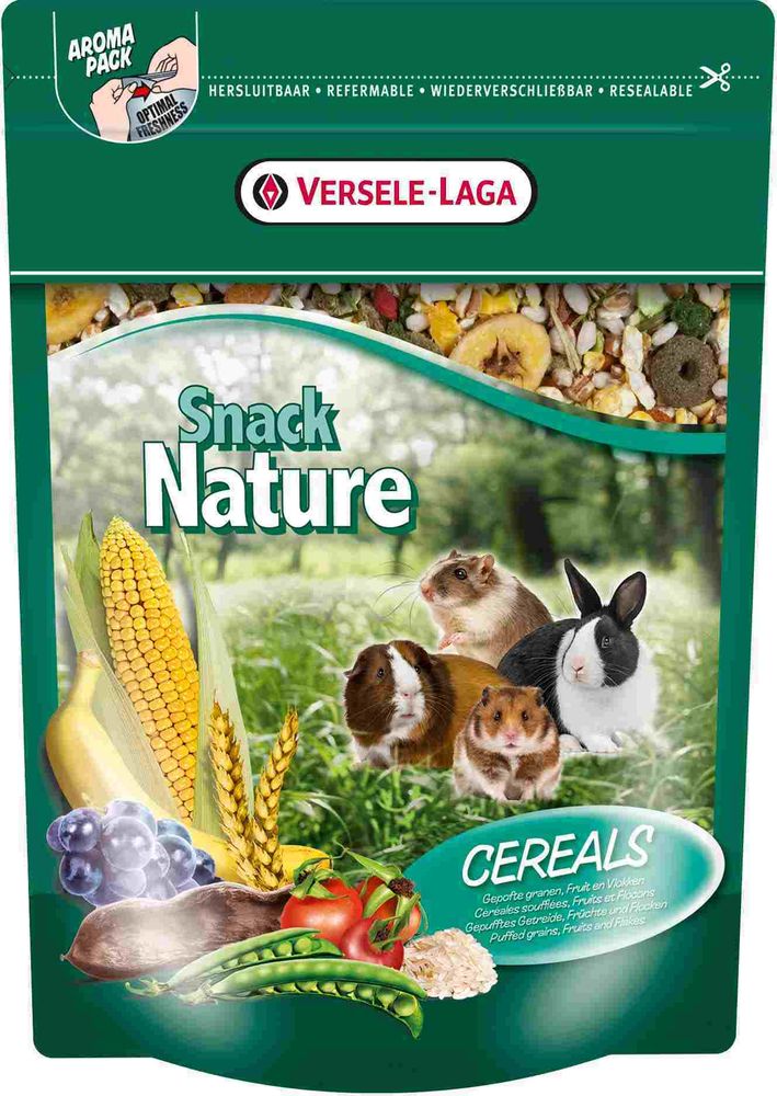 VERSELE-LAGA Snack Nature - Cereals корм дополнительный со злаками для грызунов 500г