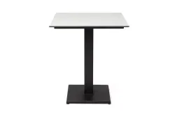 "Каффе" стол из HPL квадратный 64х64см, цвет молочный