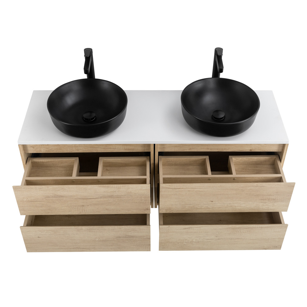 Мебель для ванной комнаты со столешницей BelBagno KRAFT-1200 Rovere Nebrasca Nature