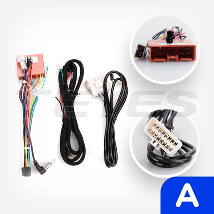 Комплект рамки с разъёмами 9"+can Mazda 6 2015-2018 цветной монитор - Car-Smart 3005