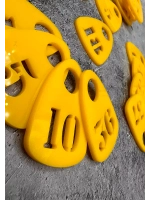 Номерки для гардероба прорезные