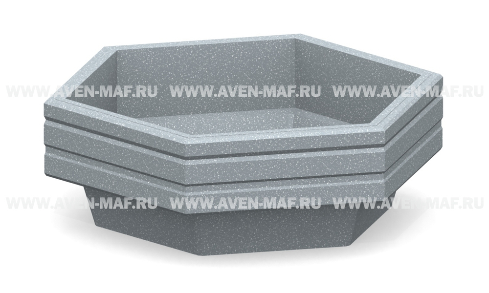 Вазон для цветов бетонный