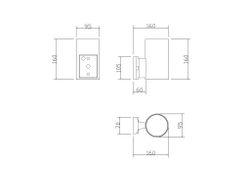 Архитектурный светильник Maytoni Rando O419WL-01GR