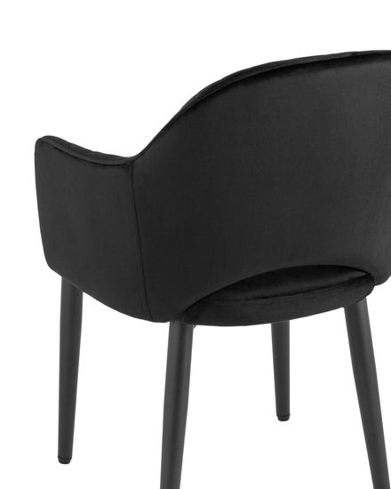 Стул Венера диамант NEW, велюр черный NP (набор 2 шт)