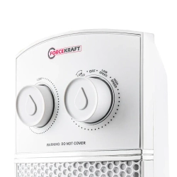 Тепловентилятор электрический поворотный(220V,2200W,S обогрева 22м?,защита от перегрева) FORCEKRAFT FK-FH15