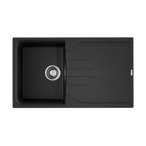 кухонная мойка Omoikiri Yasugata 86-BL Tetogranit/черный