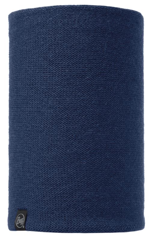 Вязаный шарф-труба с флисом Buff Knitted Neckwarmer Colt Dark Denim Фото 1