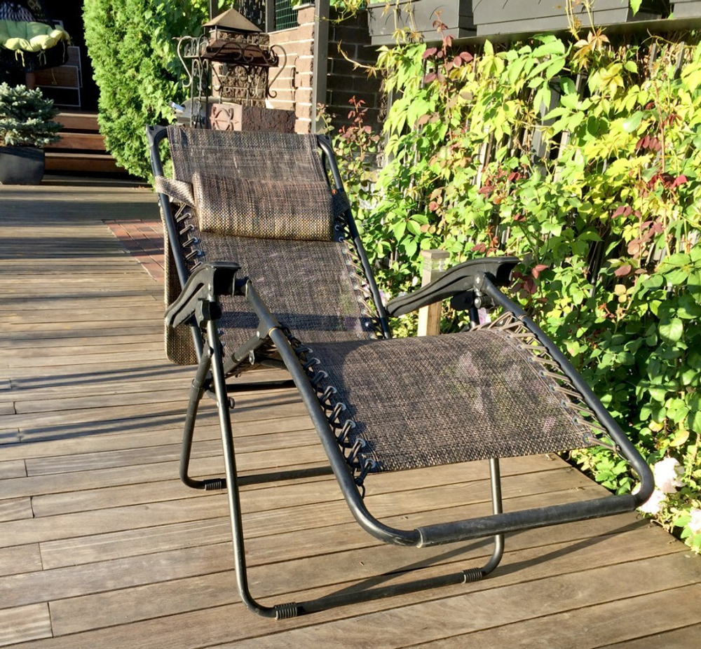 Кресло-шезлонг + Подушка без столика подстаканника Besta Fiesta ZD‑1