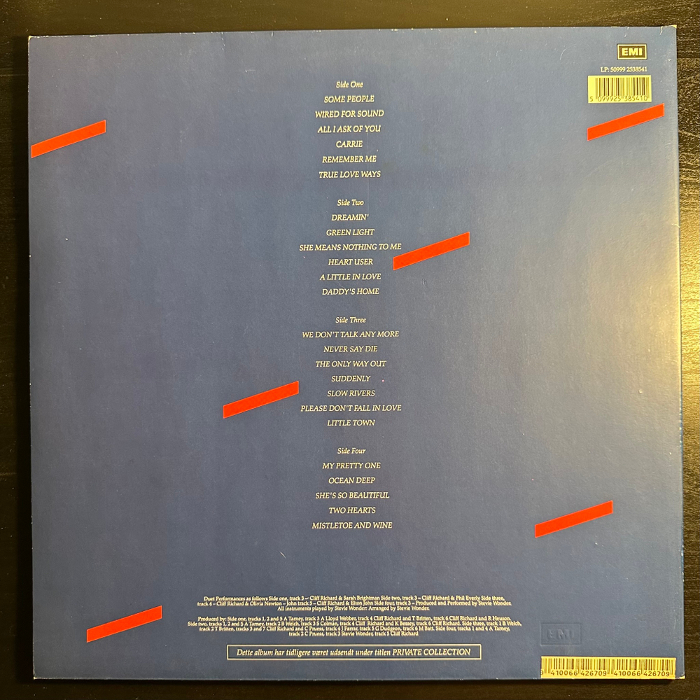 Cliff Richard - My Danish Collection 2LP (Европа 1992г.)