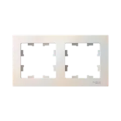 Рамка 2-м AtlasDesign универс. жемчуж. SE ATN000402