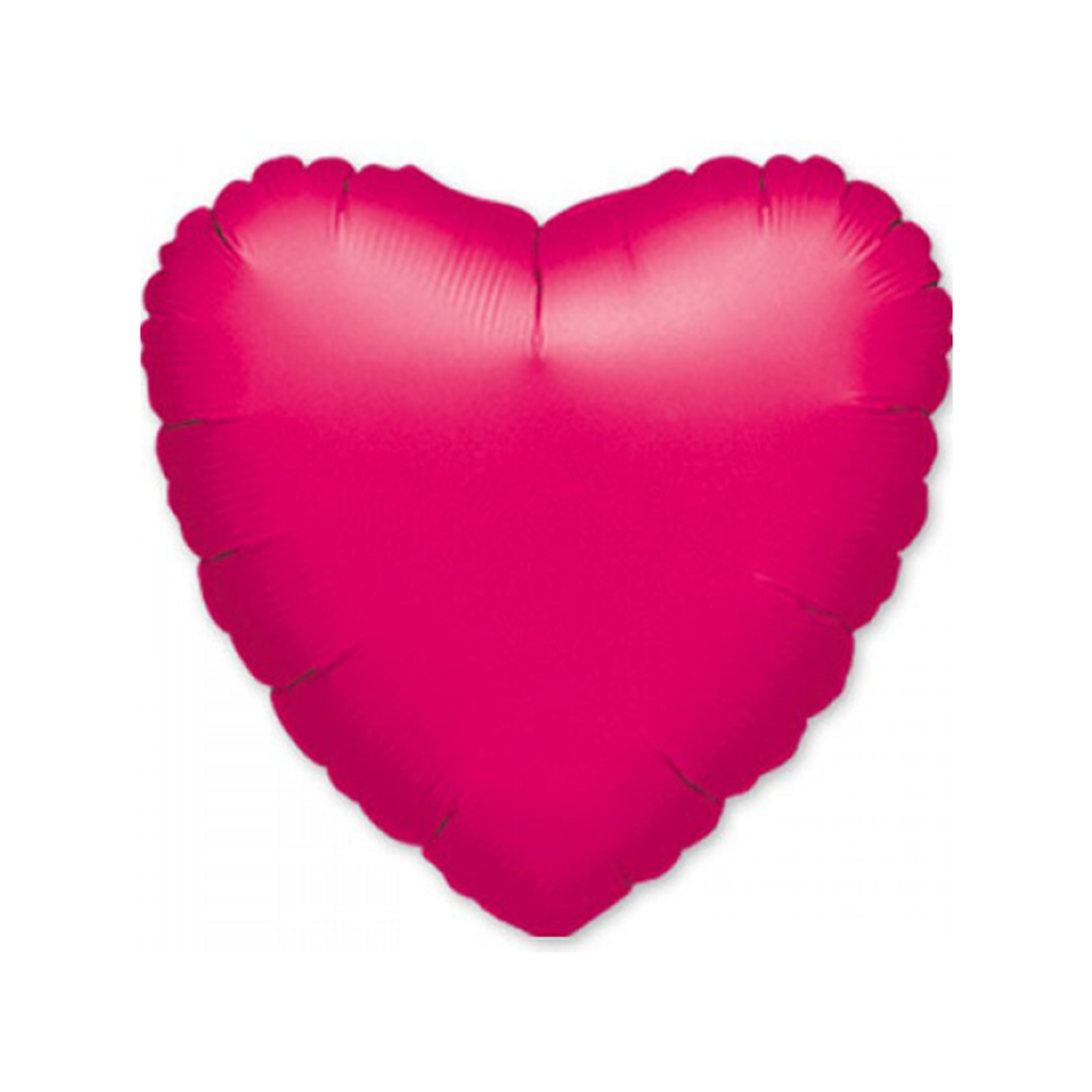 Шарик Сердце Фуксия