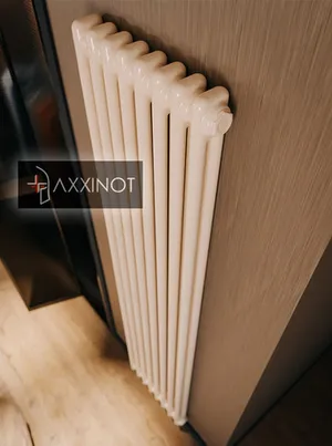 Axxinot Sentir 2120 - двухтрубный трубчатый радиатор высотой 1200 мм, нижнее подключение с термовентилем