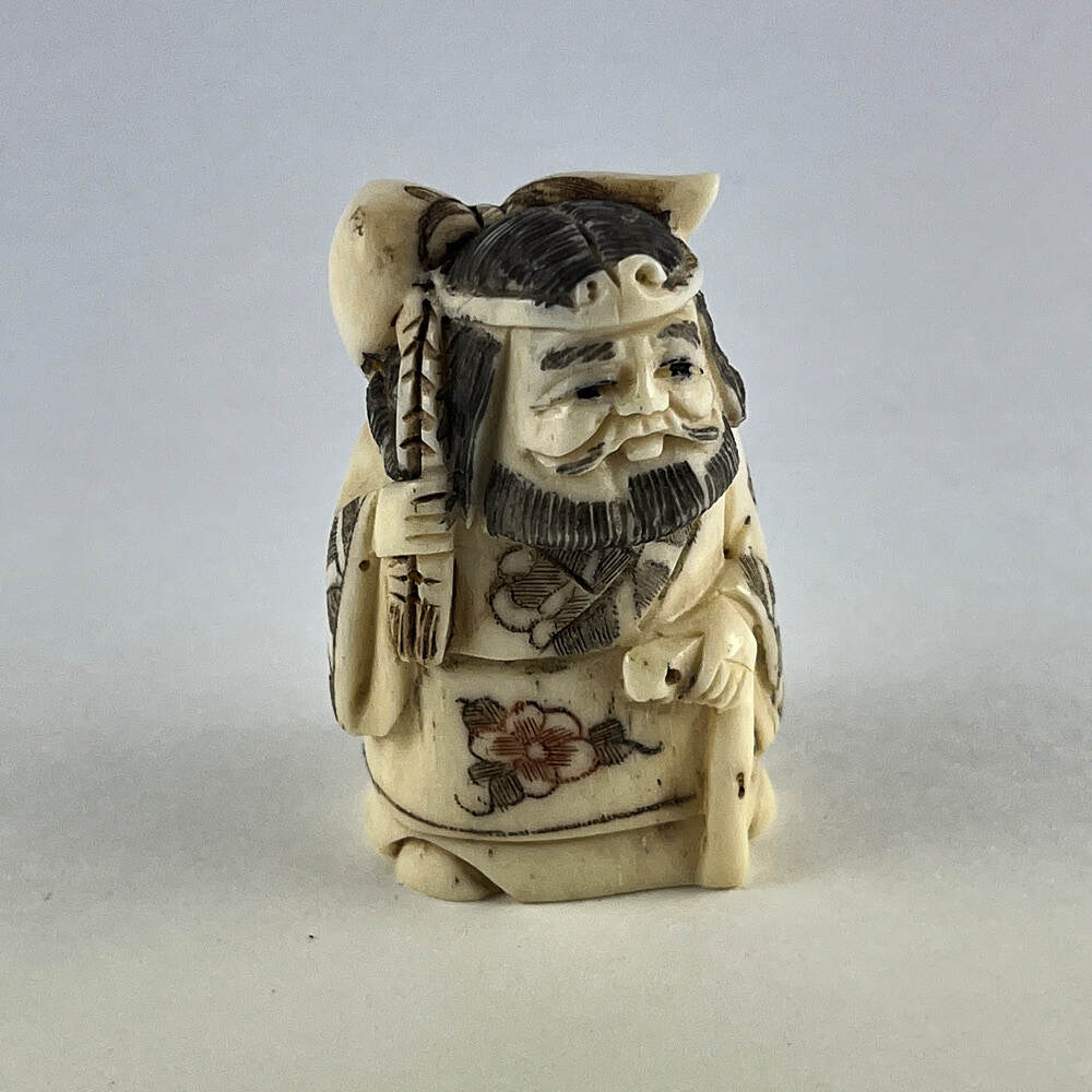 Статуэтка нэцкэ Бог Бисямонтэн (Тамонтэн)