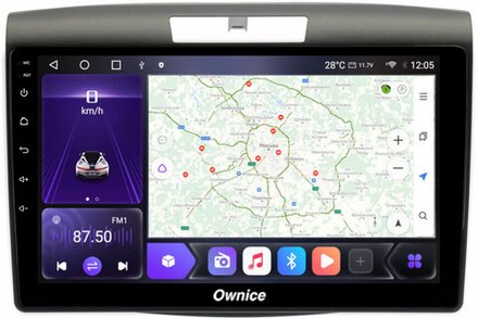 Магнитола для Honda CR-V 2012-2018 - Carmedia SF-9641 QLed, Android 10/12, ТОП процессор, CarPlay, SIM-слот (только с установкой в Москве)