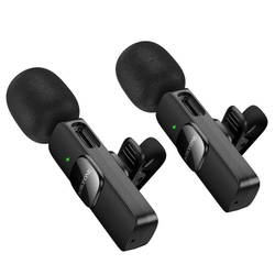 Микрофон петличный беспроводной Borofone BFK15 для iOS и Android