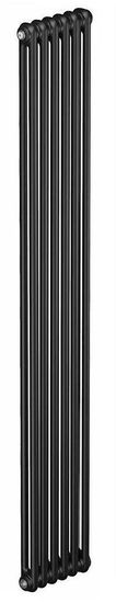 Радиатор Rifar Tubog 2180 - 6 секций трубчатый стальной подключение боковое (Антрацит)