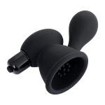 Черные вибро-присоски стимуляторы на соски ToyFa Basic 889010